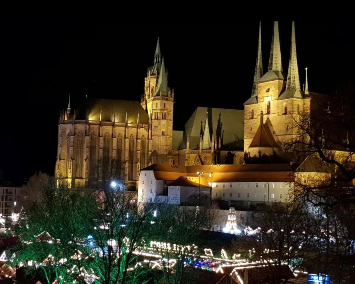 Feine Apartments In Der Suedstadt Von Erfurt Mit Kostenlosen Stellplatz & Flasche Wein Zur Begruessung Экстерьер фото